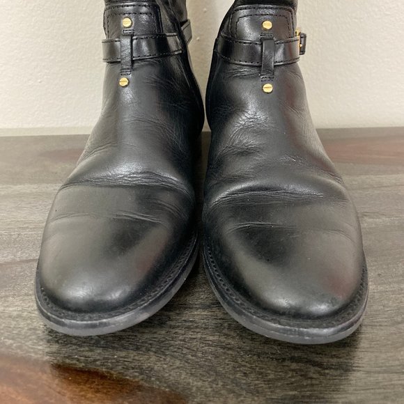 Tory Burch Black Leather Boots - Picture 5 of 9